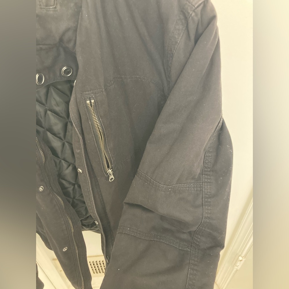 H&M Men's Black Bomber Jacket - Picture 4 of 7
